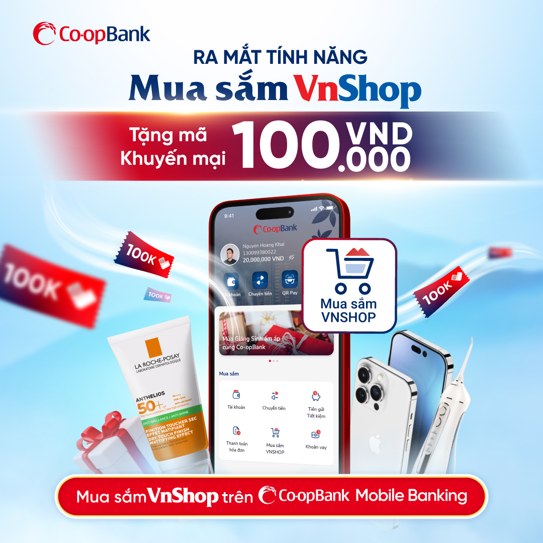 Ra Mắt Tính Năng Mới, Co-opbank Mobile Banking Giảm 100.000 đồng Khi ...