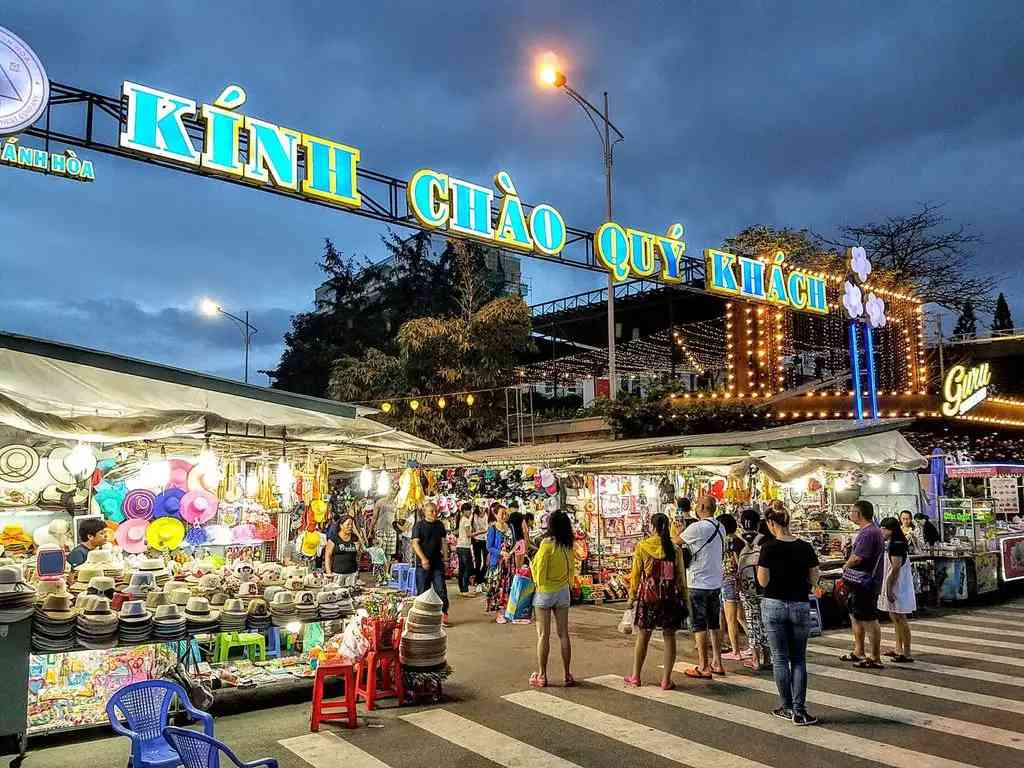 khu chợ ở thành phố Nha Trang
