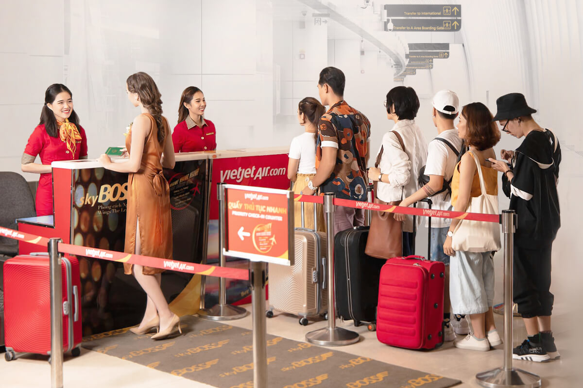 thủ tục check-in tại sân bay Nhật Bản